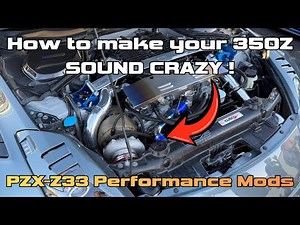 How to make your 350Z SOUND CRAZY : SOHO SINGLE TURBO KIT