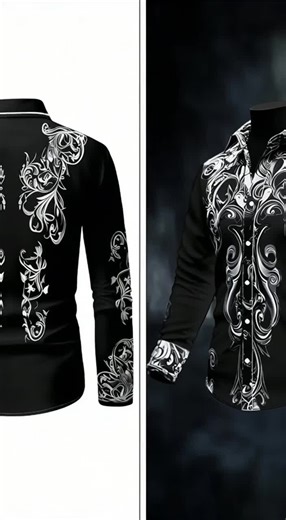 Yo, who’s tryna level up their fit game? 🚨 This black & white baroque print long-sleeve is chef’s kiss for that edgy, low-key bold vibe—slim fit hits perfectly for any outing.If you’re the guy who rocks distinct fits without overdoing it? This one’s for you.Tap the cart (bottom corner) before these dip ✨ #mensfashionwear #fashionformen #shirinmodestwear #fashionabaya #oversizedmenswear #pantsdressshirtchristmas #mensclothingideas #printedsuit #mensstylefinds #blackfridayfunnyshirtsoutfitinspogi