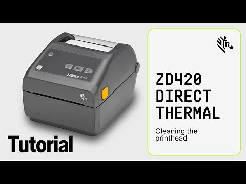 Zebra ZD420 Direct Thermal Printer: How To Clean the Printhead