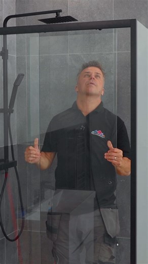 How to Install a Sliding Shower Enclosure | Bathroom Mountain | #60seconddiy #diy #shorts #reels #shower #installation #guide #tutorial #demo #howto #bathroomrenovation #bathroomdesign #interiordesign #homedecor #modern #trendy #bathroommountain #craigphililps #bigbrother #winner #uk #liverpool #bathroommakeover #mrandmrsdiy #like #subscribe #follow #wow #omg #foryou | Mr and Mrs DIY