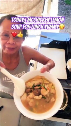 Cooking with Nim# chicken lemon soup for lunch #Yummy# YouTube short