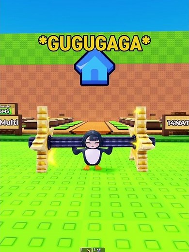 Gugugaga Gets DESTROYED by Pro 💀 #roblox #gugugaga #meme