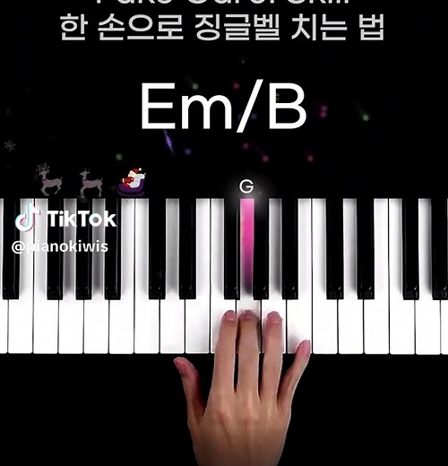 One Hand Piano Tutorial for Christmas Carols