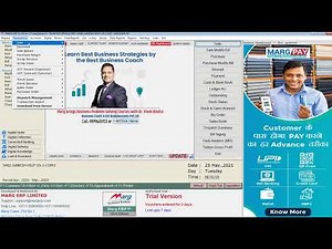 Sale report export in pdf | Marg ERP Software Complete Step by Step in HIndi | Buy Marg 8076783949