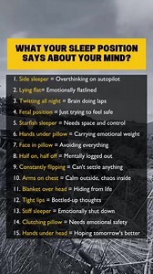 56K views · 50 reactions | Sleeping Positions Meaning #sleepingposition #fypageシ #DidYouKnow #fblifestyle | Mommy Jen | Facebook