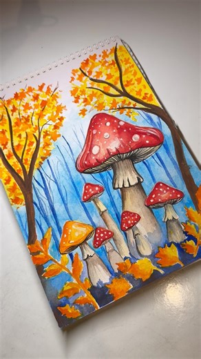 pinteresty watercolor painting❤️ #art #drawing #painting #shorts