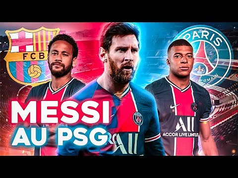 JE JOUE PSG - BARCELONE AVEC MESSI AU PSG !