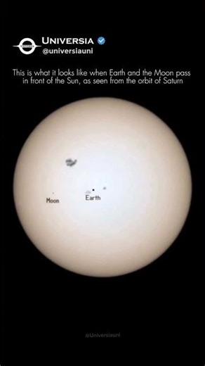 Earth Seen from Saturn! 🪐🌍