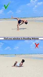 Find your mistakes in Standing Webster #websterflip #Tutorial #gymnastics #parkour | suraj.flipper