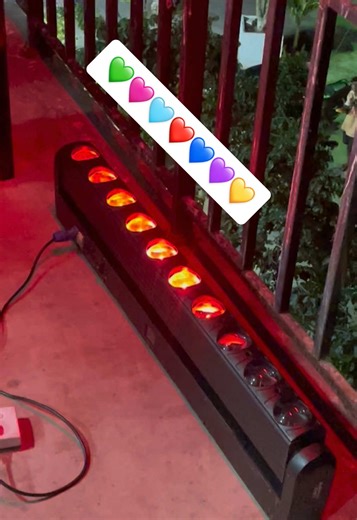 Moving Light Bar 💚🩷🩵❤️💙💜💛 #oshilankasounds #light #djlighting #soundsystem