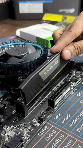 How to Install RAM in PC DDR5 #gaming #budget #motherboard #ddr5 #youtube