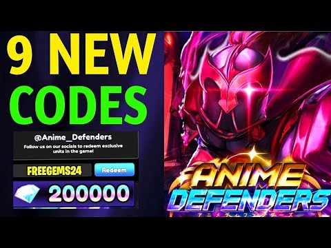 UPDATE⚡ANIME DEFENDERS CODES JUNE 2024 | ROBLOX ANIME DEFENDERS CODES 2024