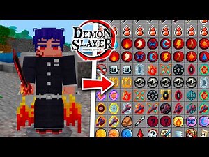OUT!! UPDATED BEST DEMON SLAYER ST ADDON FOR MINECRAFT PE 1.21.114