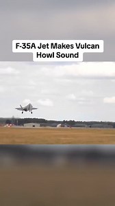 F-35A Jet Makes Vulcan Howl Sound #f35a #jet #vulcan #howl #sound #fighterjet #flying #airforce #aircraft #military #fyp #fypシ #foryou #foryoupage #viral | Aerial Warriors