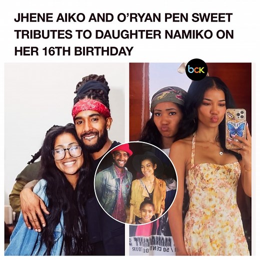 BCK:Celeb Kids & More on Instagram: "Jhené Aiko and O’Ryan are celebrating their daughter Namiko Love Browner’s 16th birthday today! The proud parents took to Instagram to send sweet tributes to their firstborn. #SWIPE THEN TO THE SITE FOR MORE. #jheneaiko #oryan"