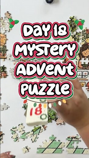 Mystery Advent Puzzle – Day 18🧩✨#puzzles #adventcalendar #mysterypuzzle #shorts