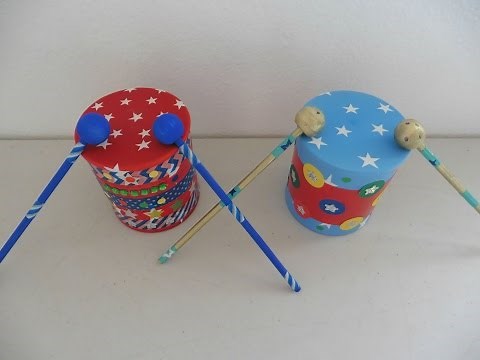 DIY- Tambores ⭐️/ Drums ⭐️ - Creative Flower