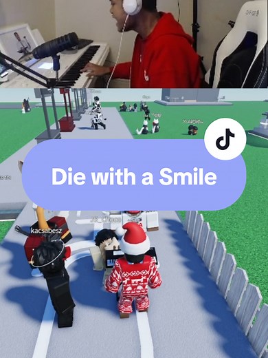 Die with a Smile: Singing on Roblox