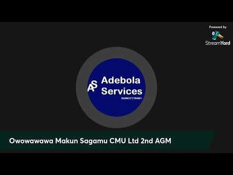Owowawawa Makun Sagamu Remo CMU Ltd 2nd Annual General Meeting 