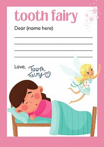 Tooth Fairy Digital Printable Notes and Certificates: - Etsy Canada