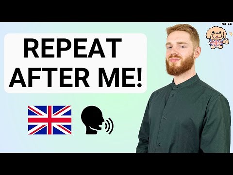 British Accent Training Exercise! MODERN RP (Shadowing Technique)