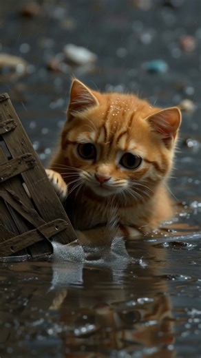 Sad cat viral song | meow meow meow meow | almost drowned #cat #cryingcat