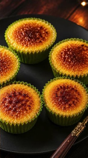 Crème Brûlée Cupcakes
