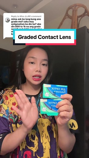 Replying to @Miss JLJM Graded Contact Lens for eyes with Astigmatism from Ideal Vision #firsttimemom #momsoftiktok #fyp