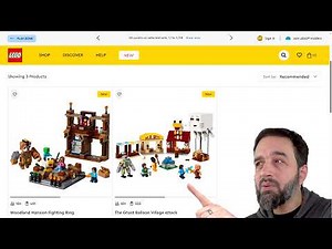 LEGO Minecraft MOVIE sets revealed! Woodland Fighting Ring 21272 & Ghast Balloon Attack 21273