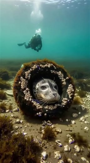 Scuba Diver Rescues Stranded Seal from Waters