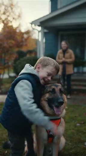 This brave service dog rescues lost boy. #animalinstinct #herodog