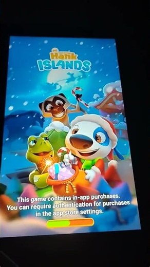 my Amazon fire tablet game my talking Hank Islands got stuck on loading screen!