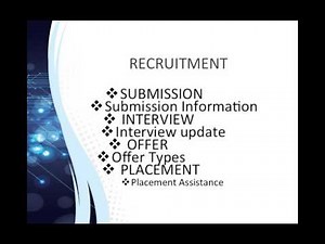 US IT Recruiter Training