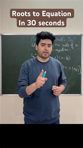 From Roots to Equation in 30 Seconds ⚡ | Class 10 Polynomials