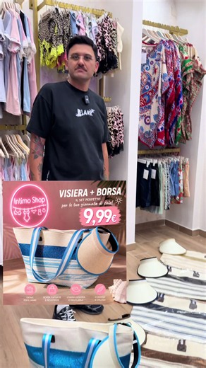 Set borsa mare visiera 2026: scegli il tuo colore
