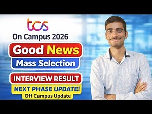 TCS NQT 2026 Hiring🔥 Mass Selection | Interview Result & Next Phase Update