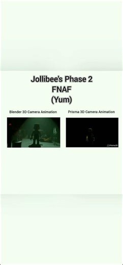 Jollibee's Phase 2 fnaf (Yum) - [Blender 3D camera Animation / Prisma 3D camera animation] (🏆🥇/🥈)