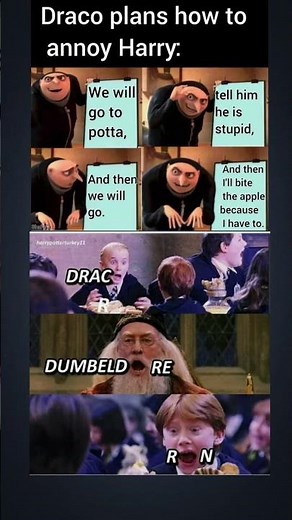 Draco Dumbledorn 😂 | Harry Potter Funny Meme Compilation#harrypotter #viral #memes