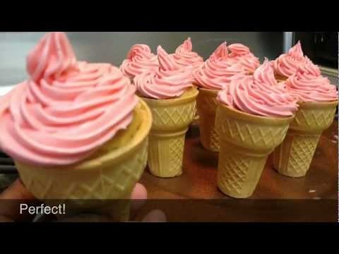 How To Create Ice-Cream Cone Cupcakes