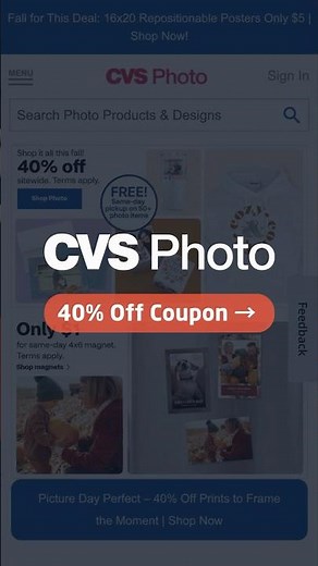40% Off CVS Photo Coupon Code | Verified & Working September 2025