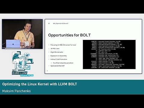 2023 EuroLLVM - Optimizing the Linux Kernel with LLVM BOLT