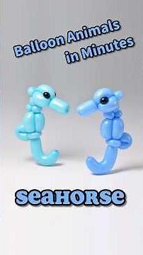Balloon Animals in Minutes _ Seahorse #diy #balloncraft