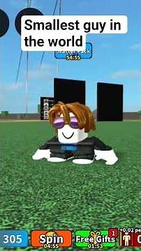 Comparing sizes of a Roblox character #roblox #axelf