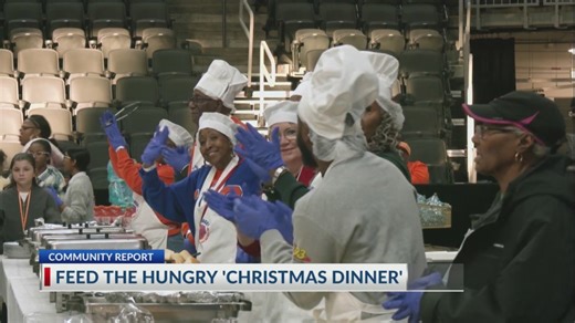 Annual Feed the Hungry Holiday Dinner serves hundreds of families