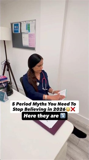 5 Period Myths You Need To Stop Believing Today: Doctor Explains #periods #health #doctor #shorts