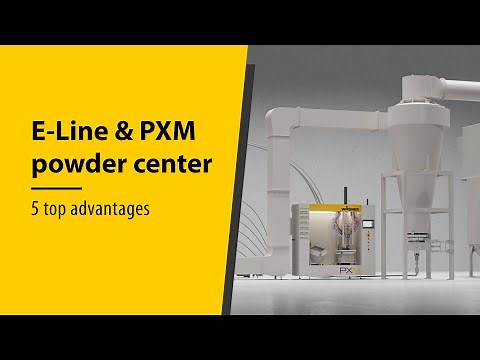 Powder coating system E-Line with PXM by WAGNER