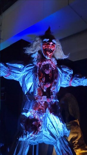 Pennywise Got Him 😳 #hauntedhouse #scary #scarecam