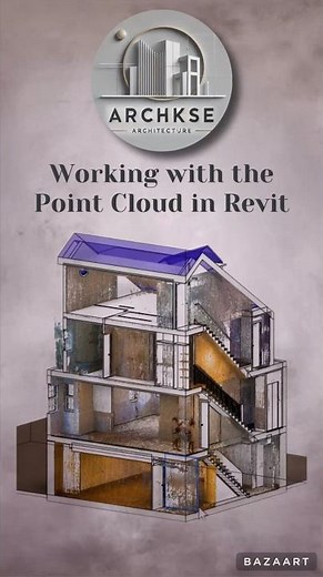 Working with the Point Cloud in Revit — ARCHKSE #revit #bim #pointcloud #scan2bim #architecture