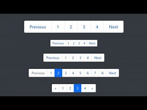 Pagination in Bootstrap | Bootstrap 5 Tutorials #7