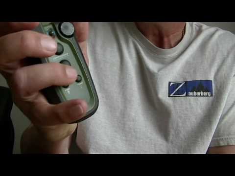 How to operate the Tritronics Garmin transmitter